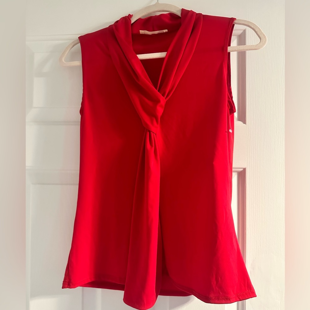 NWT Tiffany & Grey Red Top